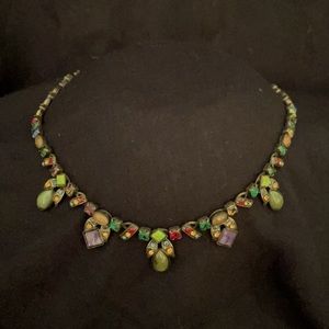 Vintage Jeweled Choker 14”